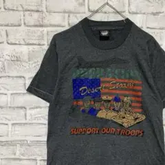 USA製90sヴィンテージTシャツ！シングルステッチ　グレー半袖古着　M 18