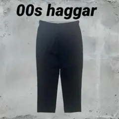 00s haggar スラックス　ブラック　ヴィンテージ　W36 Lサイズ