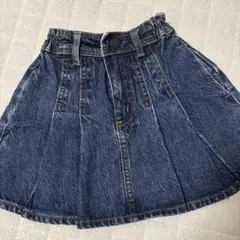 デニムプリーツスカート