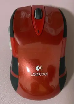 ロジクール Logicool マウス　USB接続　赤