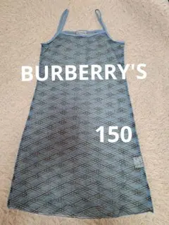 BURBERRY'S 　チェック柄　ネットキャミワンピース　サイズ150