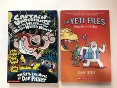「Captain Underpants 」「THE YETI FILES」2冊