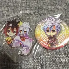 ノーゲーム・ノーライフ アクキー＆缶バッジ