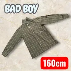 BAD BOY チェック柄長袖シャツ 160cm