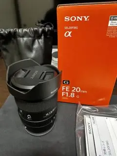 SONY FE 20mm F1.8 G SEL20F18G美品