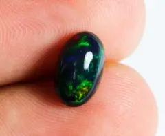 #B28 ブラックオパール 9×5mm 1ct