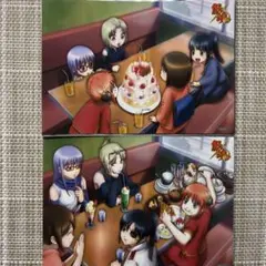 銀魂　ランダムブロマイド　2枚セット　神楽　猿飛
