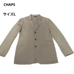 『CHAPS』無地 背抜き シングル 3B テーラードジャケット(サイズL)