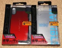 新品★エレコム iPhone XR ゼロショック レッド＋クリア 外箱傷み