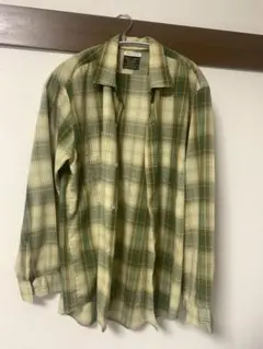 70s Sears PERMA PREST レーヨンオンブレシャツ