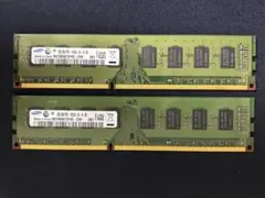 Samsung DDR3 2GB×2 メモリ M378B5673FH0-CH9