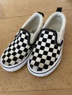 VANS チェッカー　スリッポン　17cm