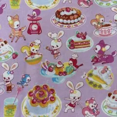 約縦48×50㎝　はいから横丁　生地　はぎれ