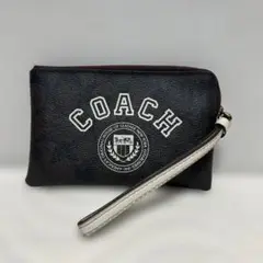 COACH ダークブラウン ポーチ
