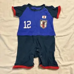 サッカー日本代表ロンパース　サイズ80