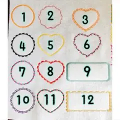 選べる25種類の枠 お名前ワッペン ひらがな　オーダー 入学準備