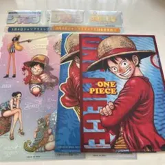 ONE PIECE クリアファイル＆クリアしおりセット