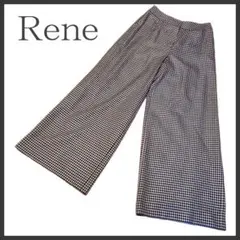 【極美品】Rene ギンガムチェックパンツ