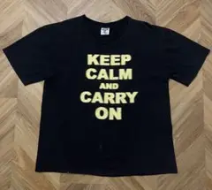 00s モーションロゴT KEEP CALM AND CARRY ON モザイク