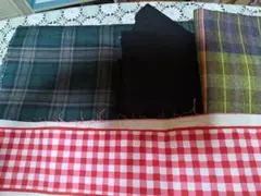 服用の生地＋時間割タペストリー