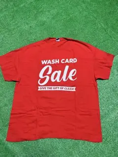 洗車カードセール Tシャツ 赤