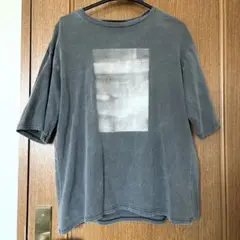 【CLEL】ヴィンテージデザイン 半袖ピグメントプリントTシャツ
