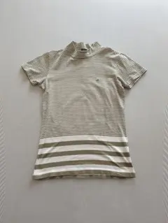 PEARLY GATES ストライプ ハイネックシャツ サイズ0