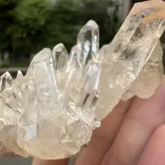 インド産 水晶 結晶 クラスター