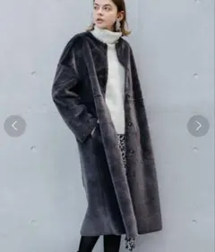 極美品✨ AMERI アメリヴィンテージ ショート丈 ファーコート ボルドー m83984945620_1.jpg?1745285597
