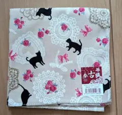 【新品未使用】参古織　猫柄　ハンカチ