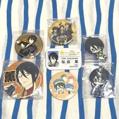 アイドルマスターSideM『桜庭薫 缶バッジ・ラバーチャーム』７点 まとめ売り
