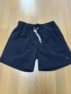 ハリウッドランチマーケット　ショートパンツ　ブラック　グリーンロゴ　3