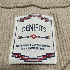 DENIFITS ベージュ 長袖 Tシャツ