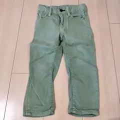 GAP薄緑デニムパンツ 95cm 調節可