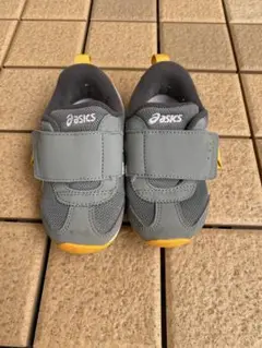 ASICS キッズスニーカー グレー 15cm
