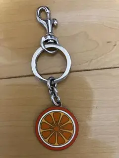 coach オレンジスライス キーホルダー