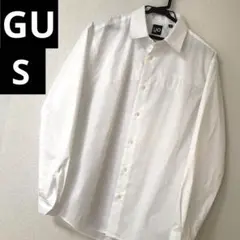 美品/ジーユー　UNDERCOVERブロードシャツホワイト　S 白　UG GU