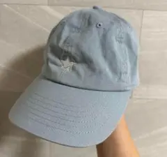 【美品】ロッキン ニューハッタンキャップ　ライトブルー　水色
