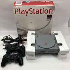 SONY PlayStation 本体 コントローラー2個、箱付き