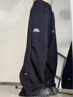 スウェットパンツ ワイドレッグ