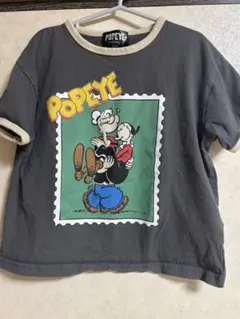 【マーキーズ】POPEYE キャラクター Tシャツ グレー サイズ120