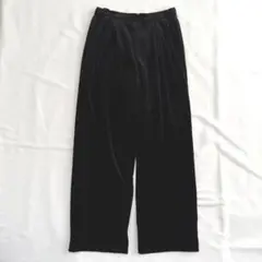 00’s vintage 黒 ワイドパンツ ベロア y2k アーカイブ