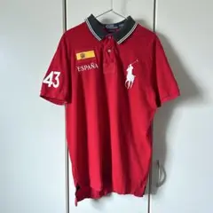 90s Polo by RALPH LAUREN ビッグポニー XL スペイン