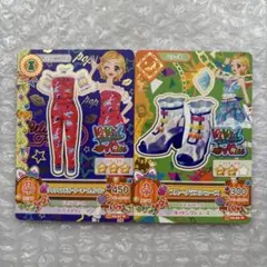 アイカツ　新条ひなき　ヴィヴィッドガーリーオールインワン　ブルーグラスシューズ