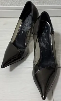 Stella McCartney ブラック ハイヒール　エナメル