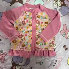 ピンク アンパンマン ラッシュガード 80