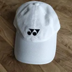 ヨネックス　ホワイト メッシュキャップ