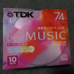 TDK Dear MUSIC 74 CD-R 10枚パック