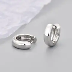 ピアス シルバー s925 レディース フープ