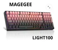 MageGee LIGHT100 ワイヤレス メカニカルキーボード ゲーミング